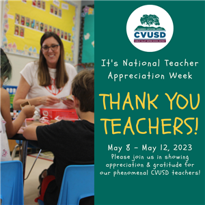  It’s National Teacher Appreciation Week